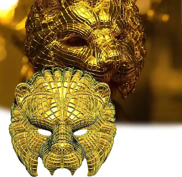 gold mask